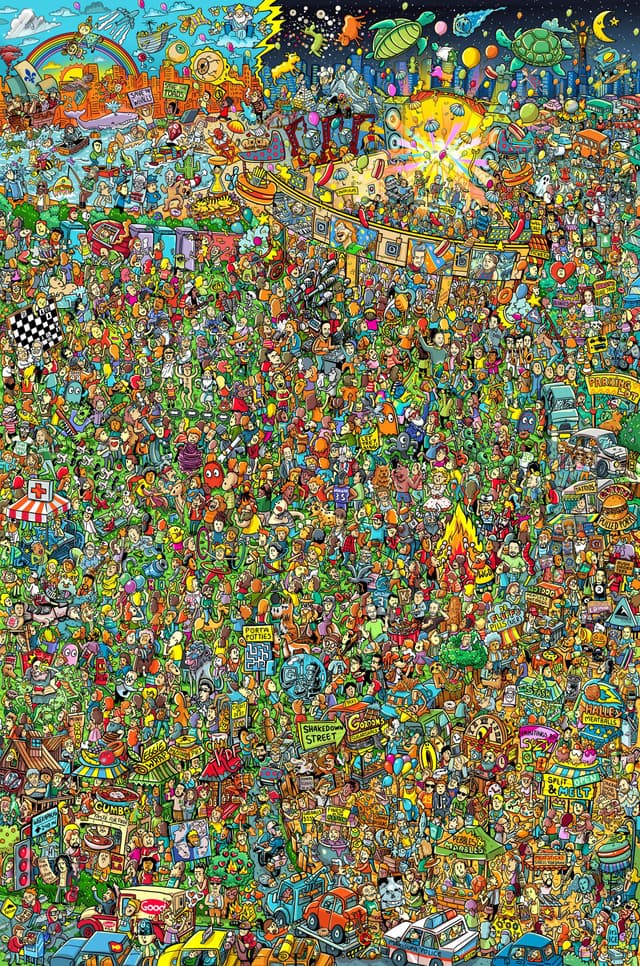 Image of Phish-Concert map