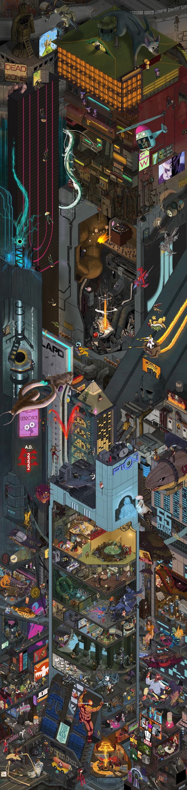 Image of Cyberpunk-City map